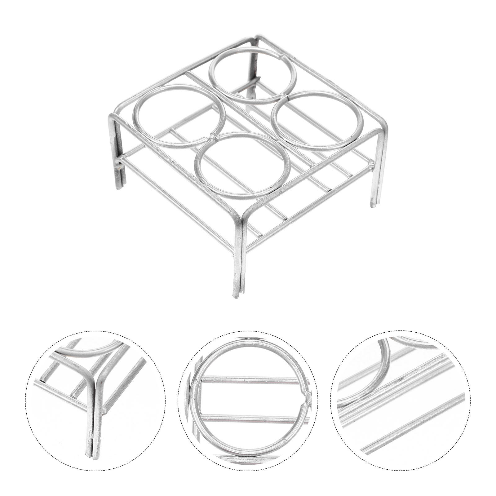 Lab Equipment - ชั้นวางเบ้าหลอมในห้องปฏิบัติการ ทำจากเหล็กทนความร้อน สำหรับใช้ในการทดลองทางเคมีและอุปกรณ์ในห้องปฏิบัติการวิทยาศาสตร์