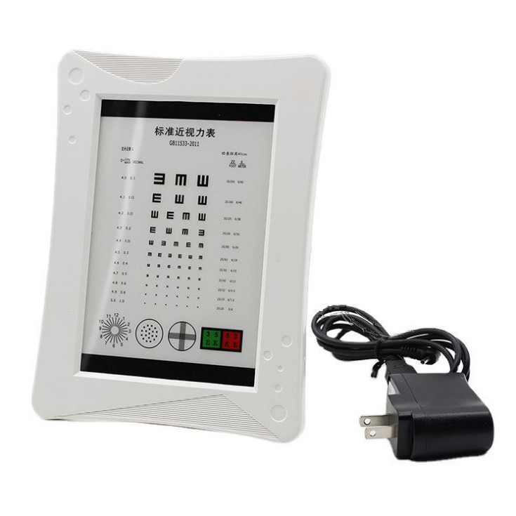 Test Instruments - เครื่องมือวัดสายตา LED สำหรับผู้มีปัญหาสายตายาว, เครื่องวัดระยะใกล้แบบพกพา, การทดสอบอเนกประสงค์พร้อมแว่นตา, ใช้แบตเตอรี่แบบเสียบปลั๊ก
