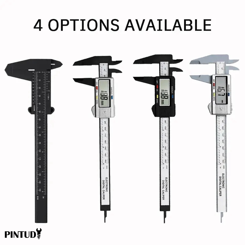 Digital Caliper 150Mm Stainless Steel - เวอร์เนียคาลิปเปอร์พลาสติก1ชิ้นเครื่องวัดความกว้างของจอแสดงผลดิจิตอลขนาดเล็กเล่นข้อความขนาดเล็กไม้บรรทัดเวอร์เนียสำหรับนักเรียนเครื่องมือวัด0ถึง150มม.