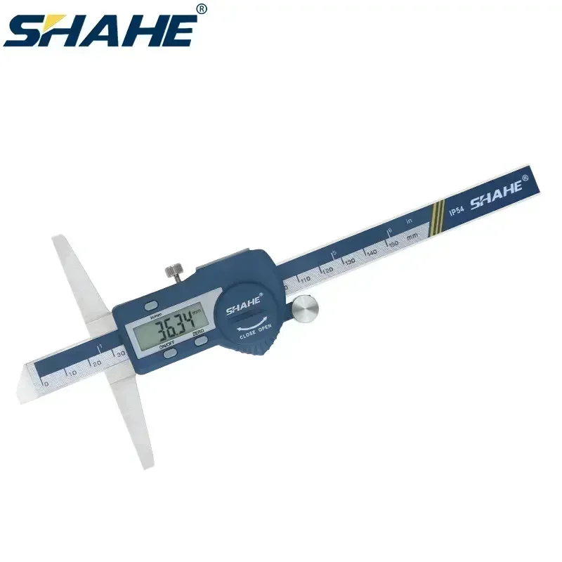 Digital Caliper 150Mm Stainless Steel - SHAHE ความลึกดิจิตอล Caliper 150/200/300 มม.ความลึก Caliper
