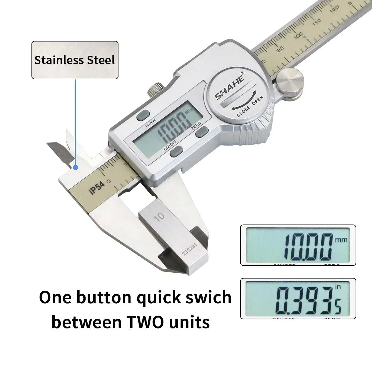 SHAHE คาลิปเปอร์ดิจิตอลอิเล็กท - Digital Caliper 150Mm Stainless Steel บทวิจารณ์และราคา