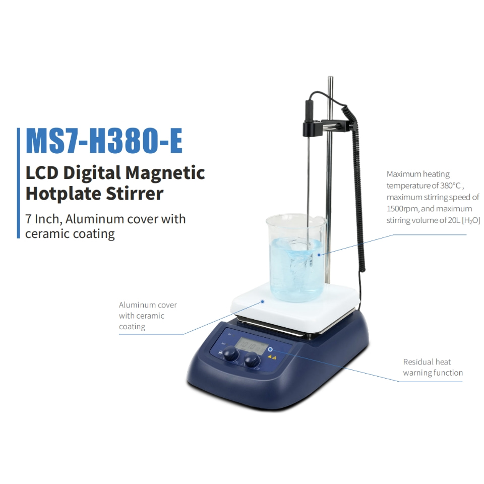 เครื่องกวนสารแบบแม่เหล็กพร้อมแ - Lab Magnetic Stirrer Hot Plate บทวิจารณ์และราคา