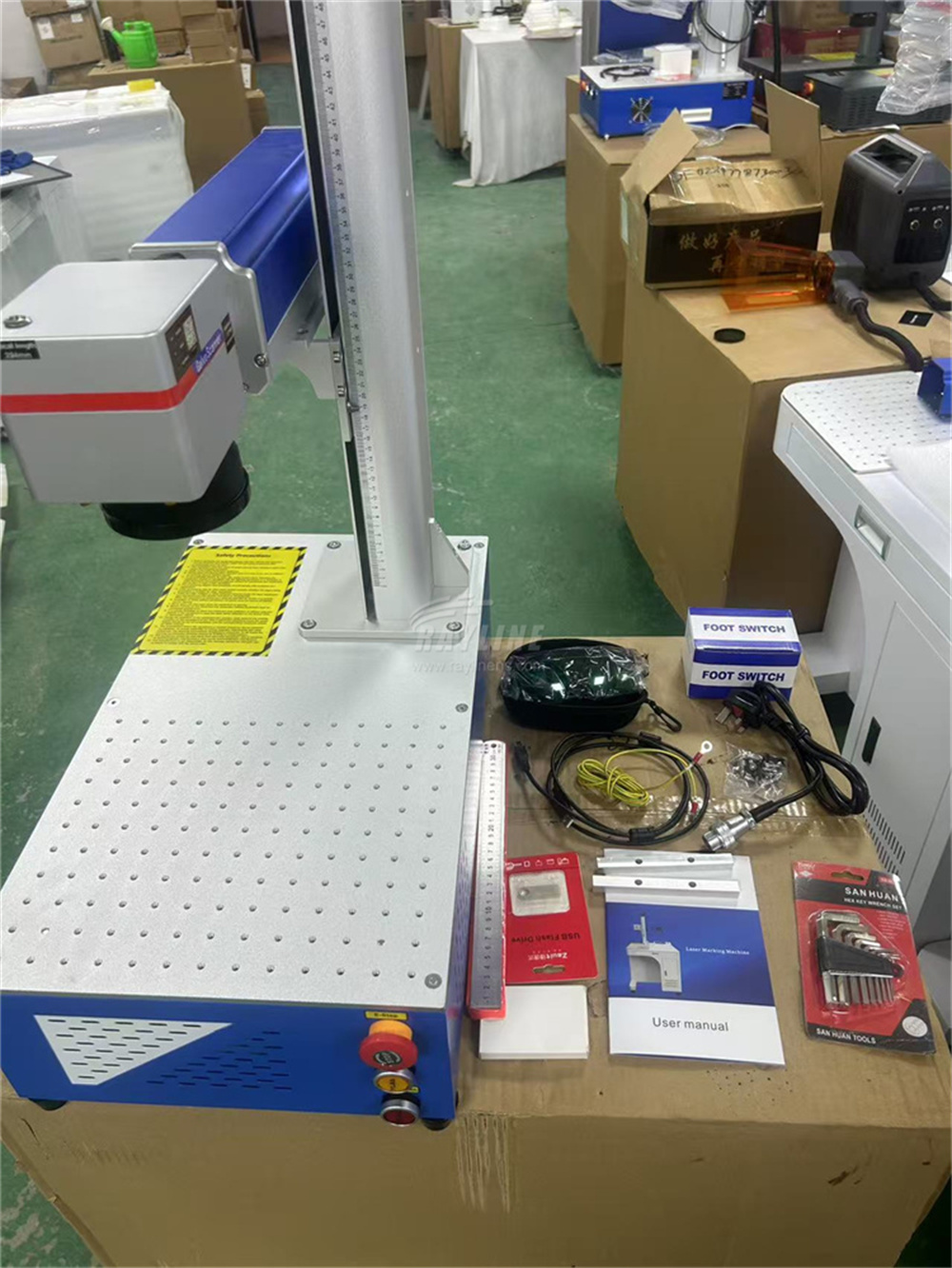 เครื่องเลเซอร์ไฟเบอร์แบบพกพา 3 - Fiber Laser Marking Machine 30W บทวิจารณ์และราคา