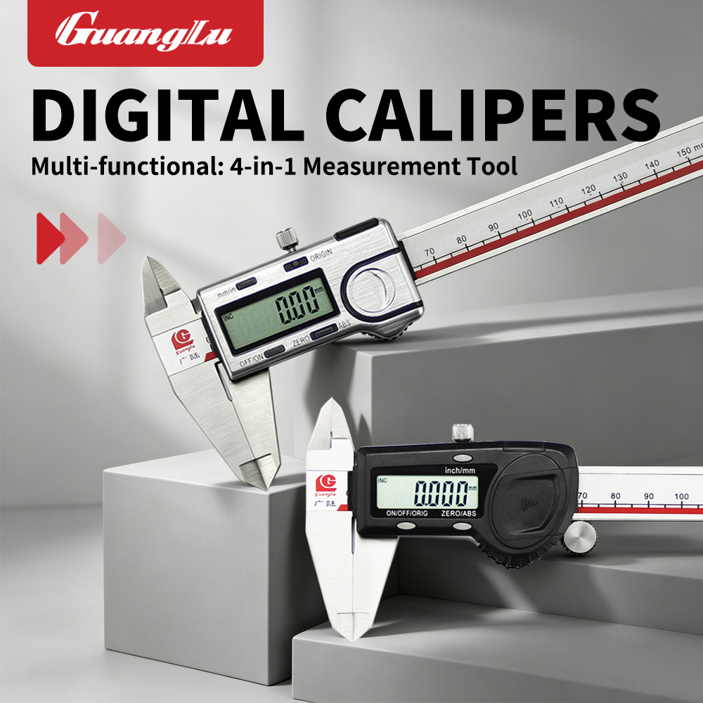 เครื่องวัดระยะดิจิทัล Guanglu  - Digital Caliper 150Mm Stainless Steel บทวิจารณ์และราคา