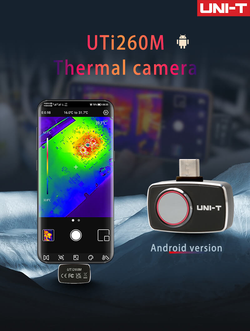 UNI-T UTi260M กล้องถ่ายภาพความ - Thermal Imaging Camera Pcb Repair บทวิจารณ์และราคา