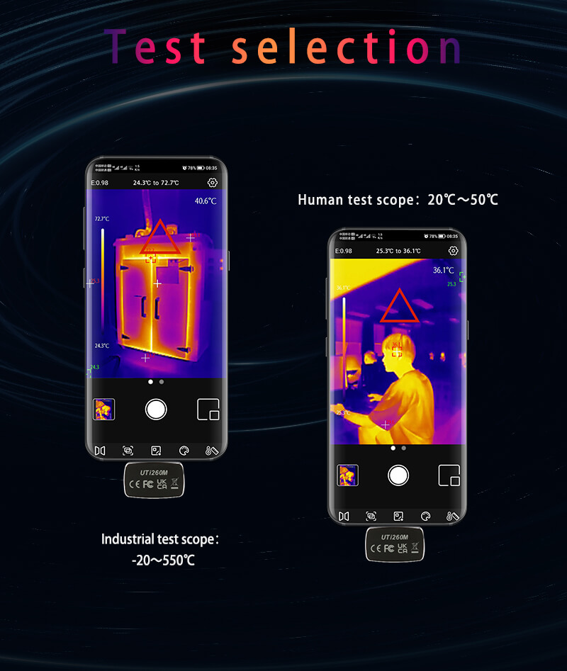 UNI-T UTi260M กล้องถ่ายภาพความ - Thermal Imaging Camera Pcb Repair บทวิจารณ์และราคา
