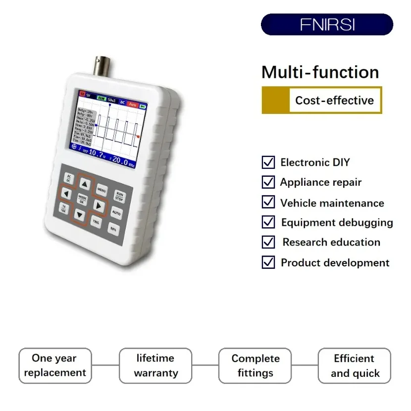 1 ชิ้น DSO FNIRSI PRO ออสซิลโล - Fnirsi Digital Oscilloscope Handheld บทวิจารณ์และราคา