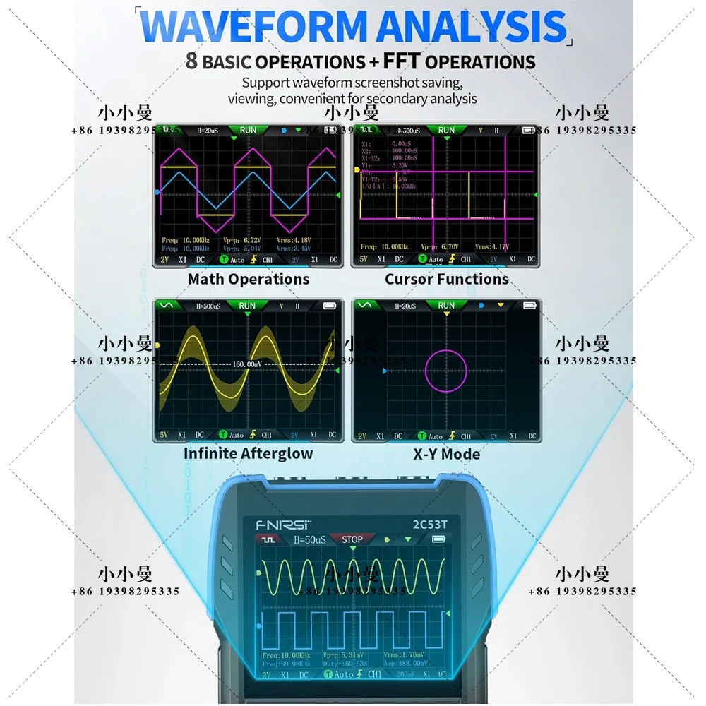 FNIRSI 2C53T ออสซิลโลสโคปแบบพก - Fnirsi Digital Oscilloscope Handheld บทวิจารณ์และราคา