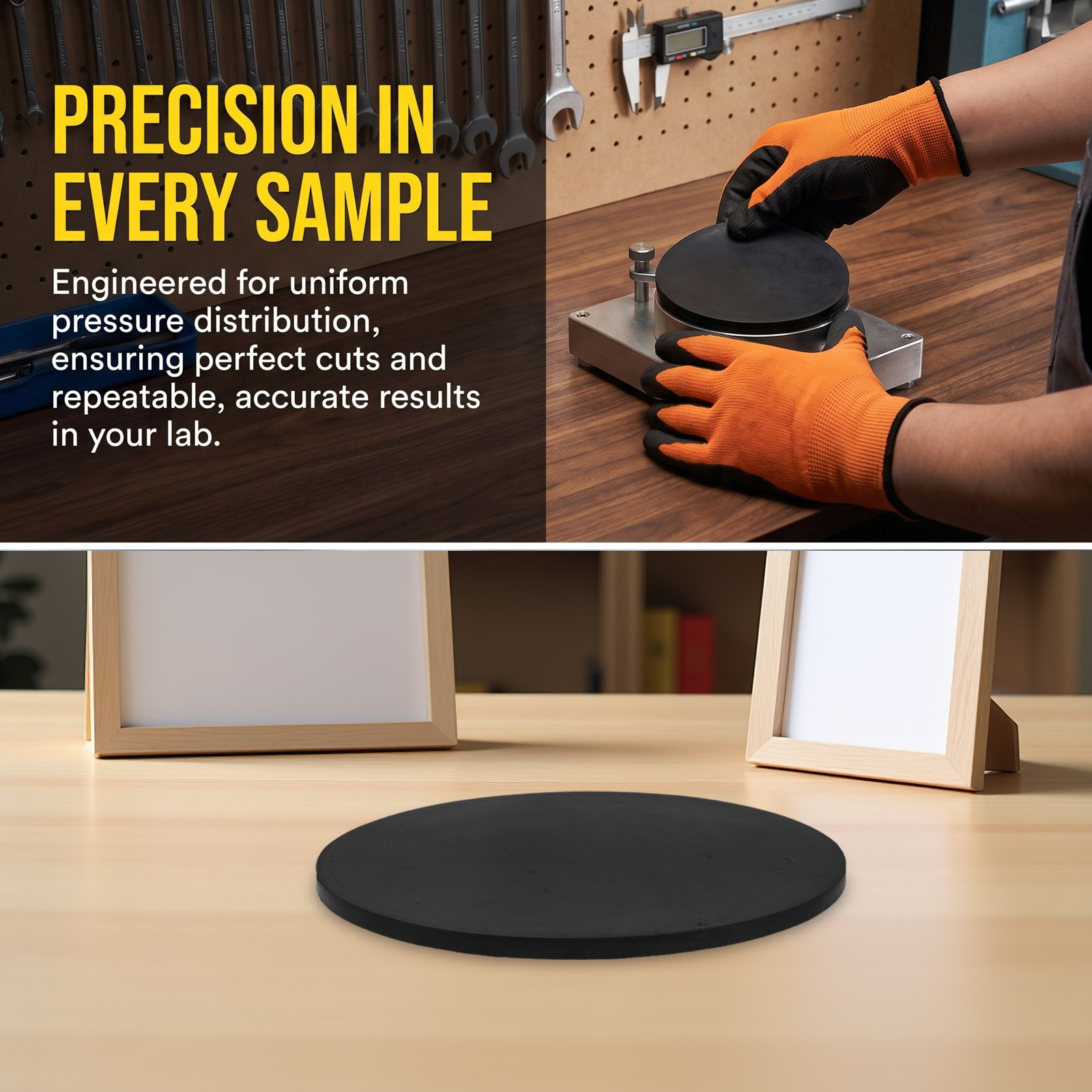แผ่นรองตัดยางกลม 4 ชิ้น สำหรับ - Lab Equipment บทวิจารณ์และราคา
