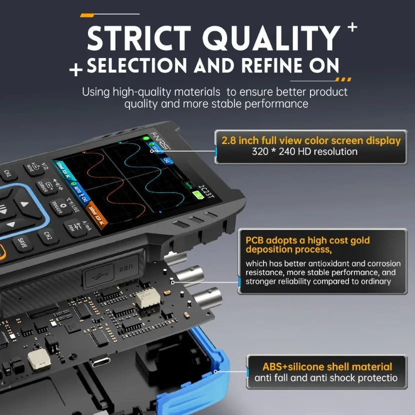 FNIRSI 2C23T ออสซิลโลสโคปดิจิท - Fnirsi Digital Oscilloscope Handheld บทวิจารณ์และราคา